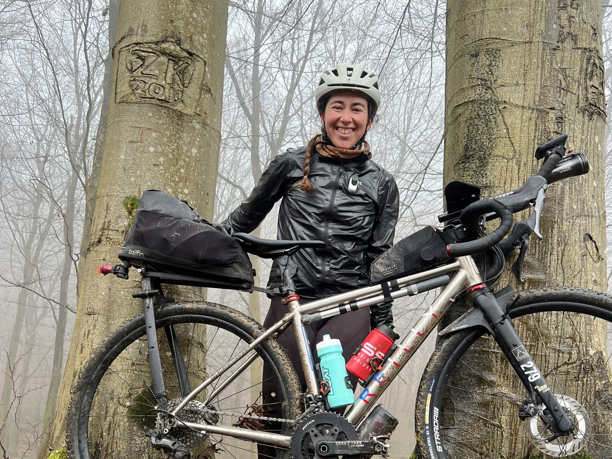 Carolina and her FKT on the Canti Way