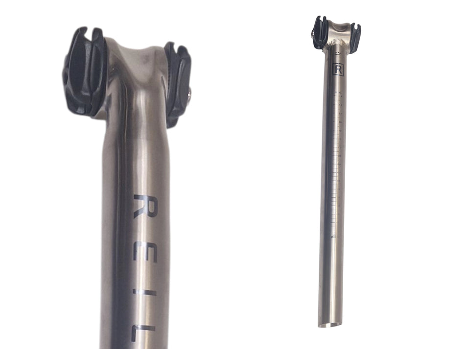 25 mm smooth seatpost on a white background.