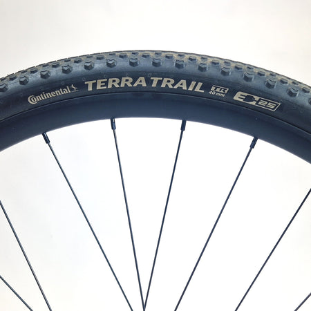 Close up of Continental Terra Trail Tyre