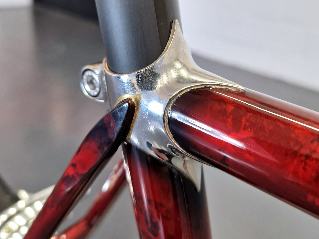 Mark Reilly bike frame seat tube decoration welding 