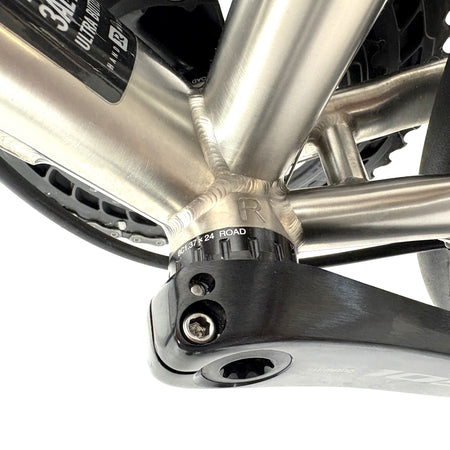 Welded bottom bracket.