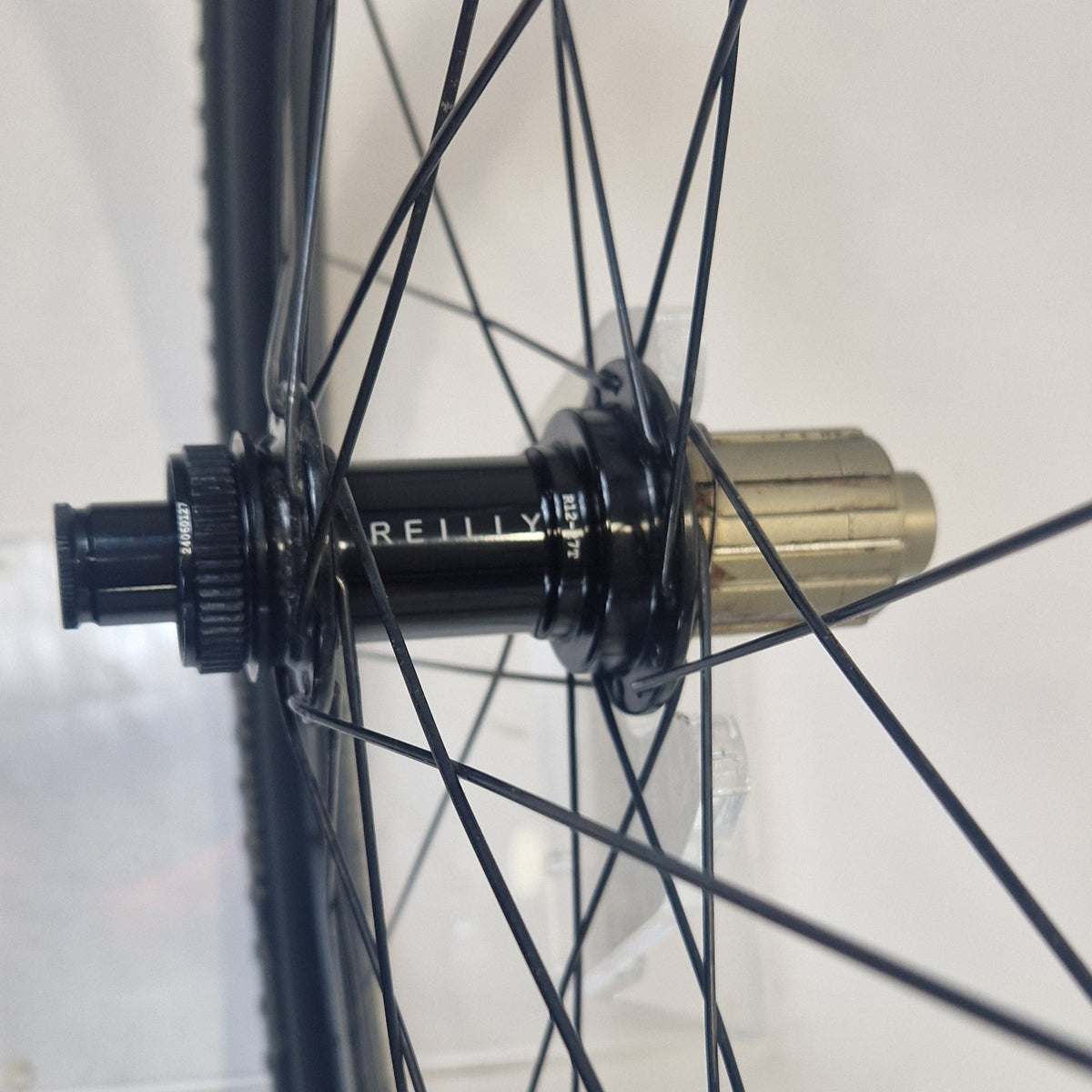 Reilly branded hub on white.