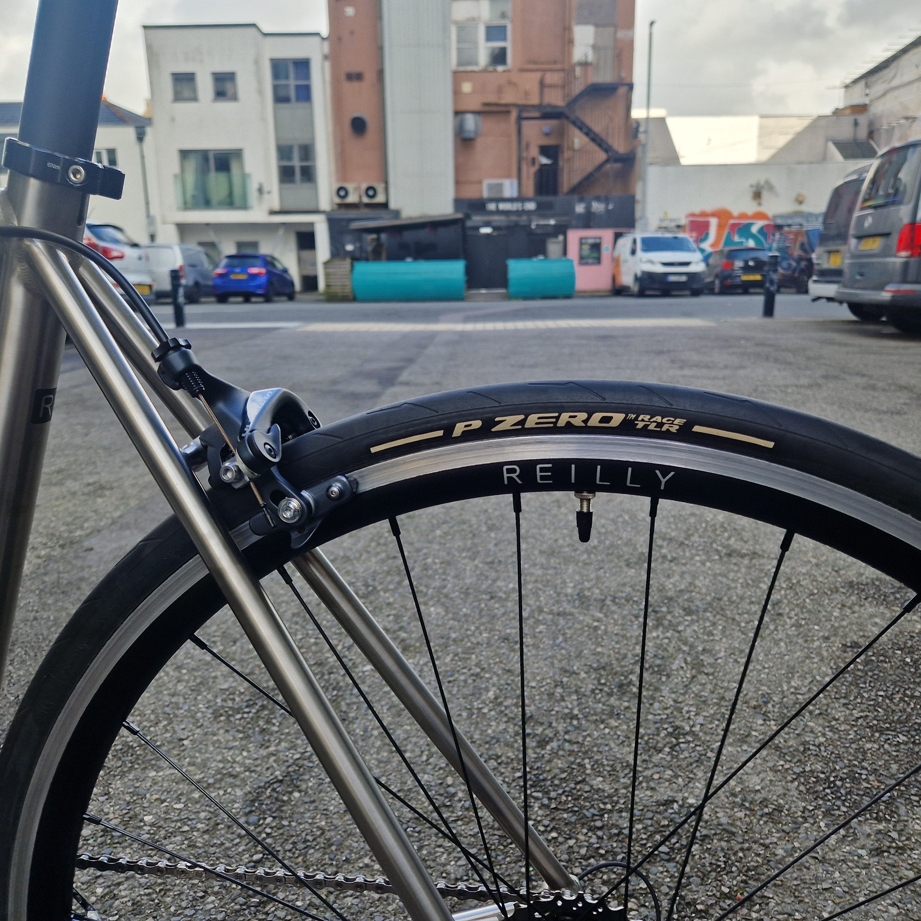 Back brake and Reilly wheel.
