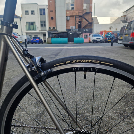 Back brake and Reilly wheel.