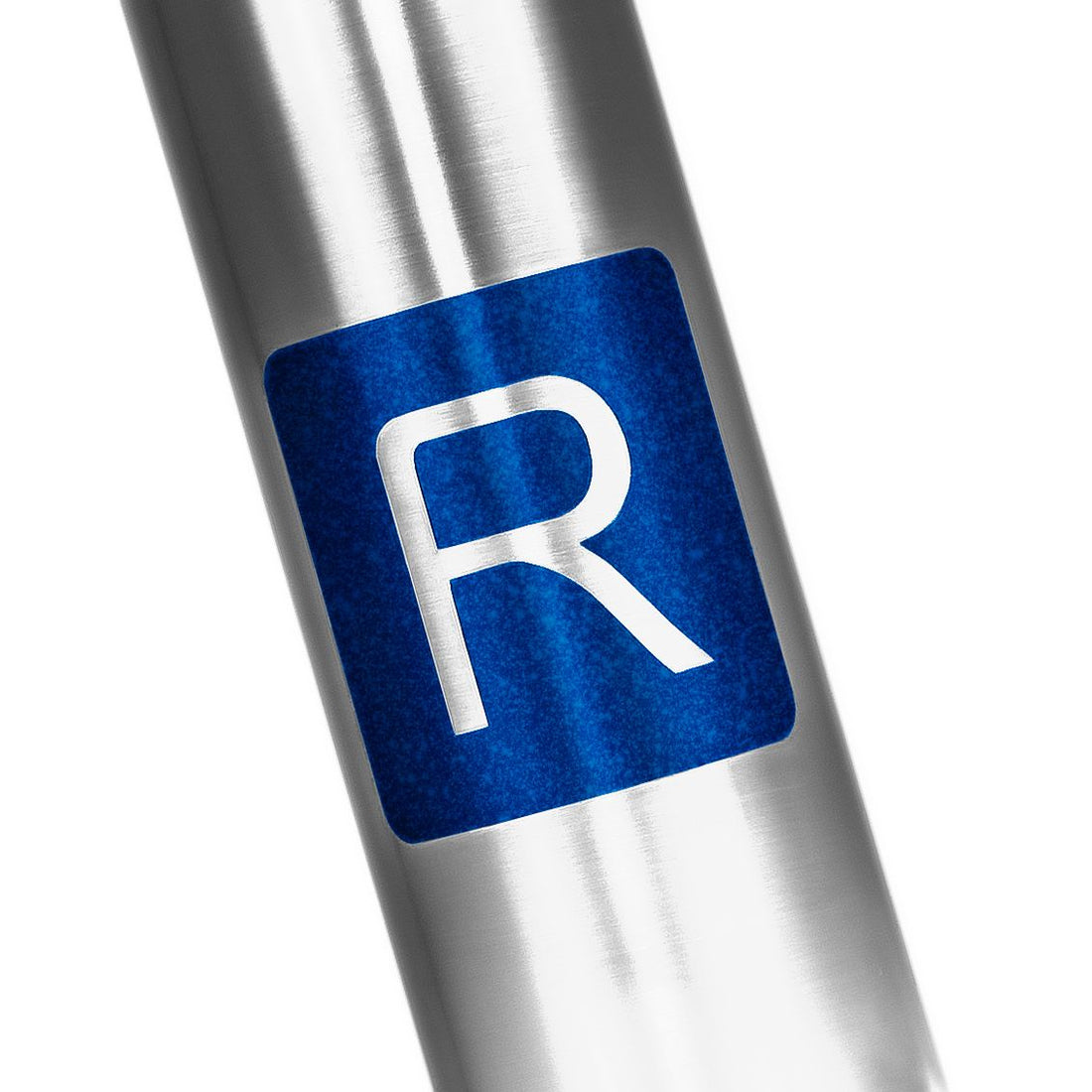 blue glitter logo for use on a reilly titanium bike