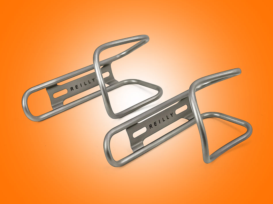 REILLY // TITANIUM BOTTLE CAGE x2