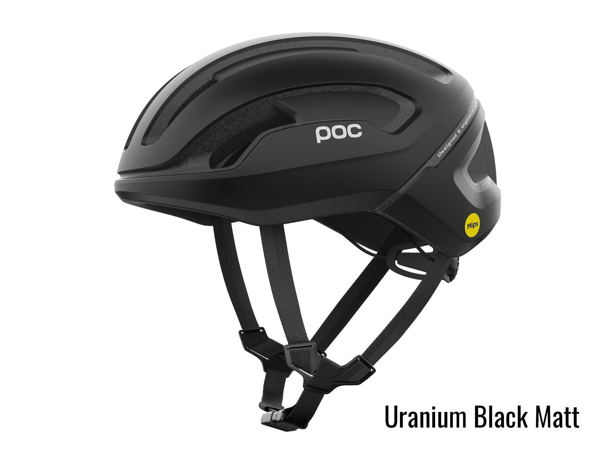 Black POC bicycle helmet 