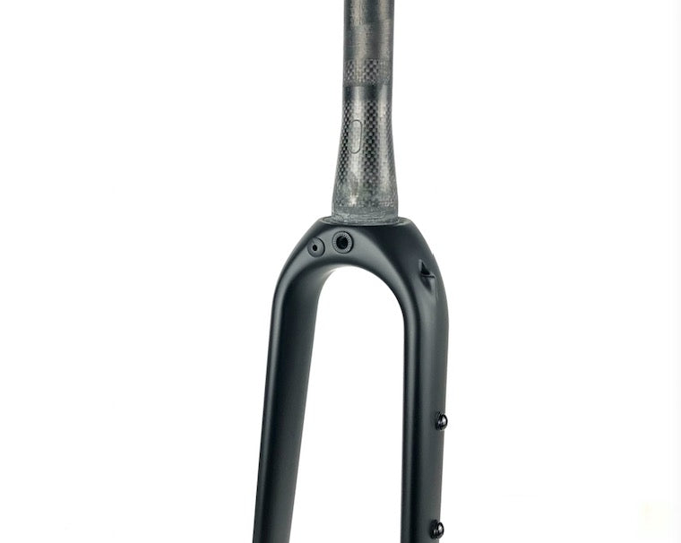 Reilly gradient carbon fibre forks with rim brake mounting point