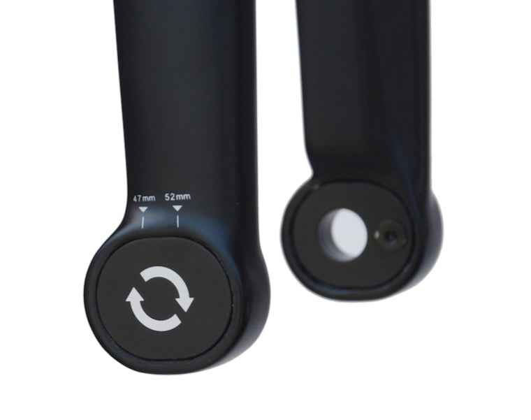 Reilly reflex gravel forks with thru axle dropout holes 