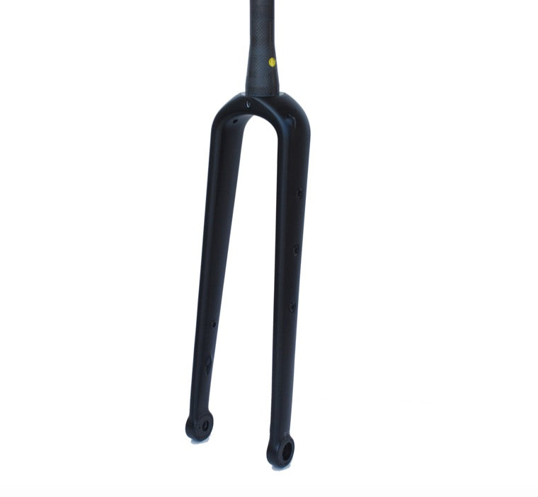 Carbon fibre Reilly reflex bike forks with tapered steerer tube 