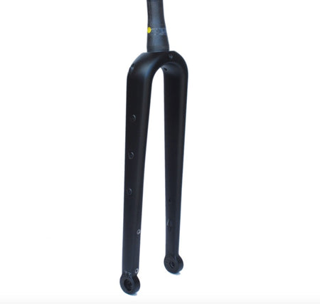 Black carbon fibre Reilly reflex bike forks 