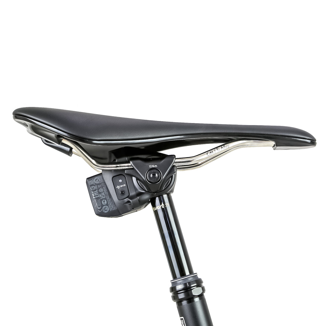 Reilly road bike with a rear light mounted underneath the saddle