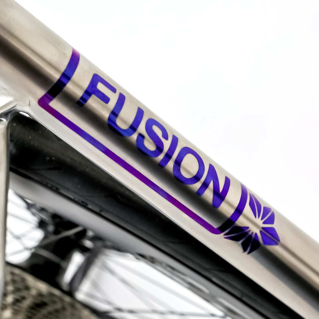 Reilly fusion titanium road bike with custom decals 