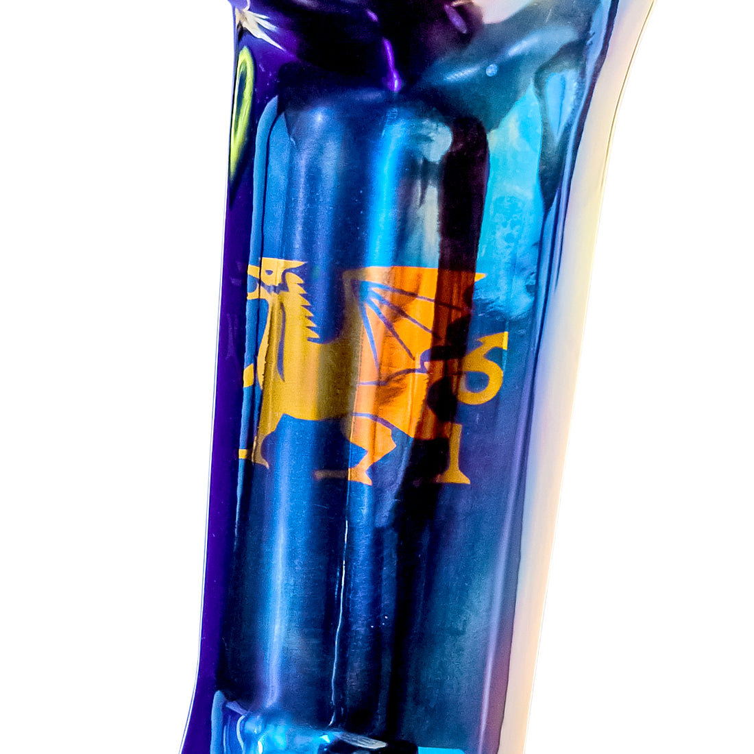 Welsh dragon printed onto a titanium bike frame custom build