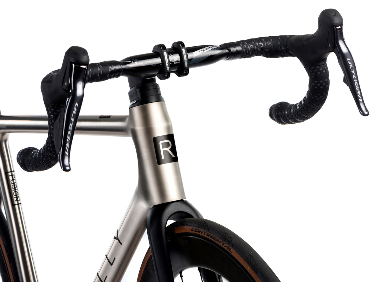Fusion titanium aero road bike