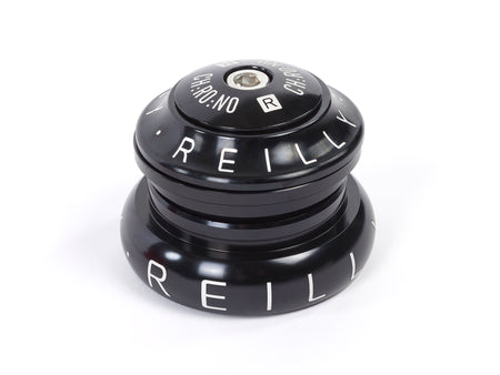 Black Reilly bike headset for titanium frames