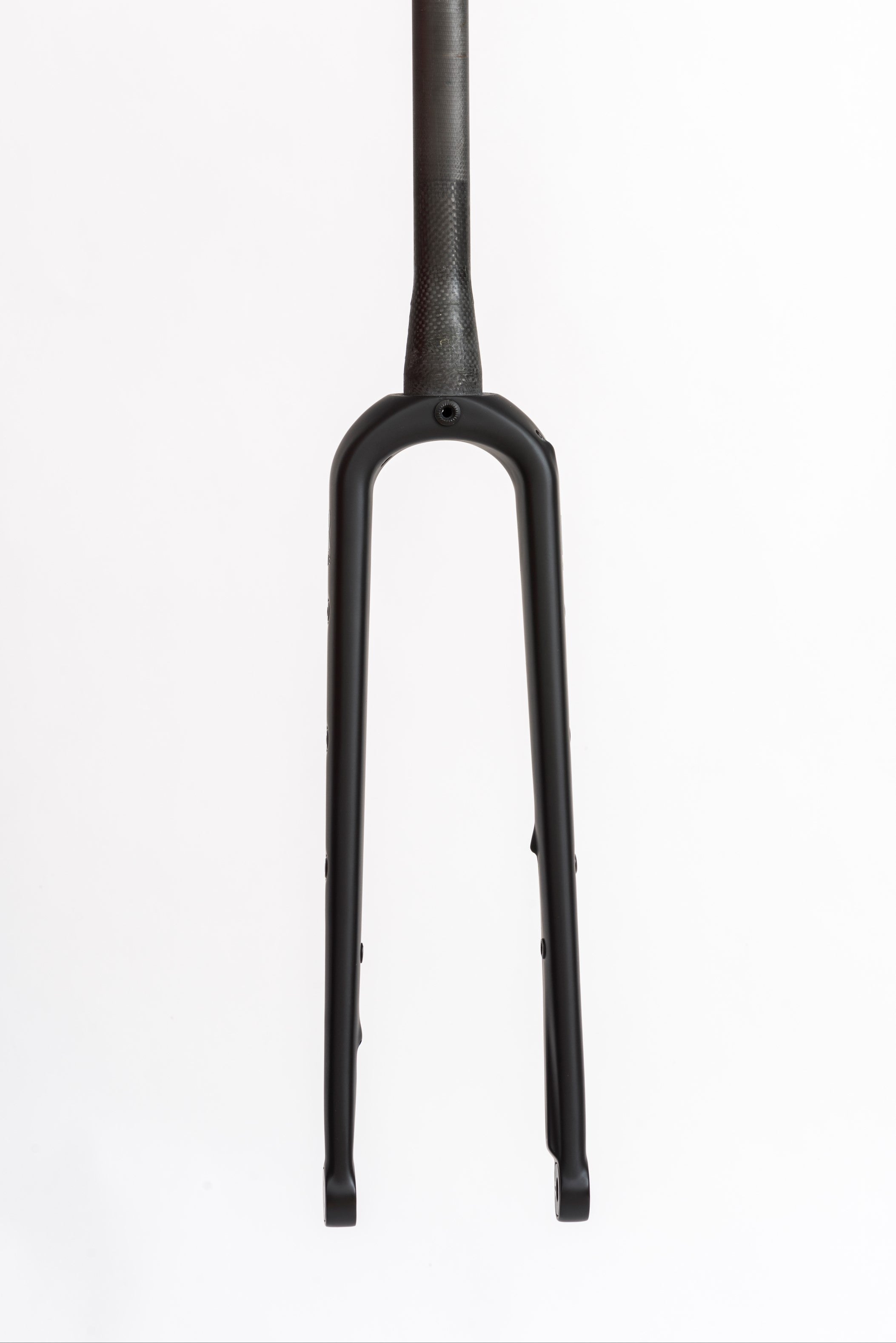 Reilly carbon fibre adventure forks from front on view 
